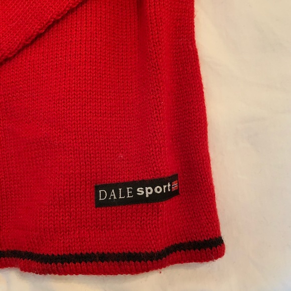 Dale of Norway red and black sweater in size small. - Picture 3 of 4